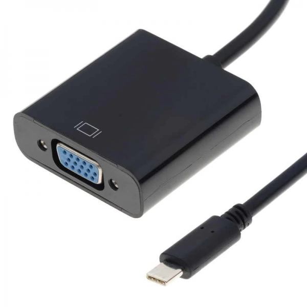 Adattatore USB Type-C/M a VGA/F Enivoitech