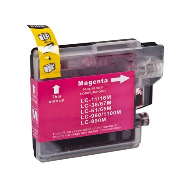 Cartuccia Compatibile BROTHER BI-LC61/LC1100/LC980XL Magenta