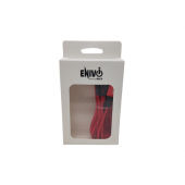 CAVO USB 3in1 1.2M ENIVOITECH - NYLON ROSSO