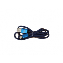 CAVO USB IPHONE 1M ENIVOITECH - JEANS BLU