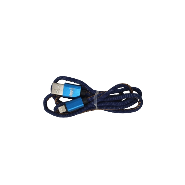 CAVO USB IPHONE 1M ENIVOITECH - JEANS BLU