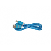 CAVO USB IPHONE 1M ENIVOITECH - NYLON AZZURRO