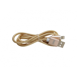 CAVO USB IPHONE 1M ENIVOITECH - NYLON ORO