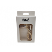 CAVO USB IPHONE 1M ENIVOITECH - NYLON ORO