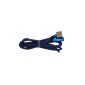 CAVO USB MICRO 1M ATTACCO LATERALE ENIVOITECH - JEANS BLU