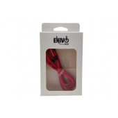 CAVO USB MICRO 1M ATTACCO LATERALE ENIVOITECH - JEANS ROSSO