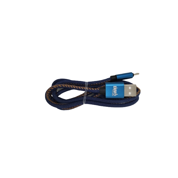 CAVO USB MICRO 1M ENIVOITECH - JEANS BLU