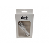 CAVO USB MICRO 1M ENIVOITECH - NYLON ARGENTO