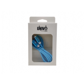 CAVO USB MICRO 1M ENIVOITECH - NYLON AZZURRO