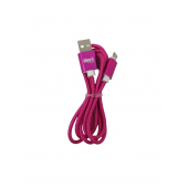 CAVO USB MICRO 1M ENIVOITECH - NYLON FUCSIA