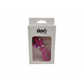 CAVO USB MICRO 1M ENIVOITECH - NYLON FUCSIA