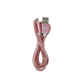 CAVO USB MICRO 1M ENIVOITECH - NYLON ROSA