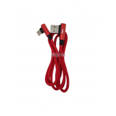 CAVO USB TIPO-C 1M ATTACCO LATERALE ENIVOITECH - JEANS ROSSO