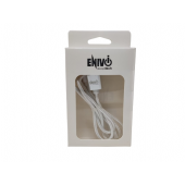 CAVO USB TIPO-C 1M ENIVOITECH - NYLON ARGENTO