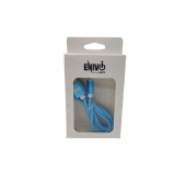 CAVO USB TIPO-C 1M ENIVOITECH - NYLON AZZURRO