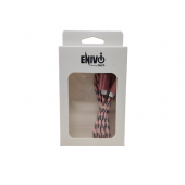 CAVO USB TIPO-C 1M ENIVOITECH - NYLON NERO/ROSA