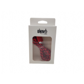 CAVO USB TIPO-C 1M ENIVOITECH - NYLON NERO/ROSSO