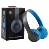 Cuffia Wireless 5.0 Con Comandi MP3 P47 BLU