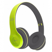 Cuffia Wireless 5.0 Con Comandi MP3 P47 Verde